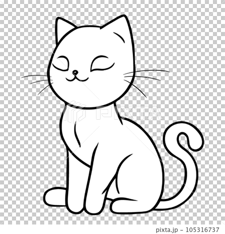 cute cat with black stripes cute cat with black stripes 105316737