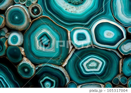 Abstract background of stone texture. Turquoise texture 105317004