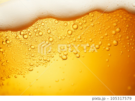 ビールの泡 105317579