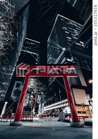 Japanese cityscape photography. 105317616