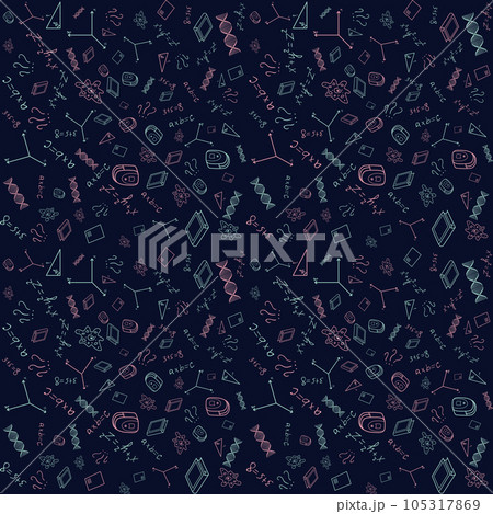 Back to school seamless pattern. Vector background Back to school seamless pattern. Vector background 105317869