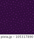 Cryptocurrency financial Items. Seamless pattern. Vector background. 105317890