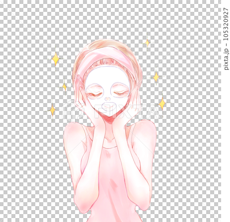 一個女人穿著閃閃發光的包 105320927