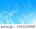 ほとばしる水しぶき 105320989