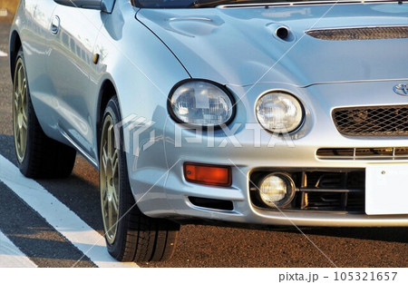 自動車イメージ トヨタ6代目セリカGT-FOURのフロントマスク 自動車イメージ トヨタ6代目セリカGT-FOURのフロントマスク 105321657