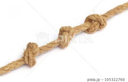 Knot on old rope 105322760