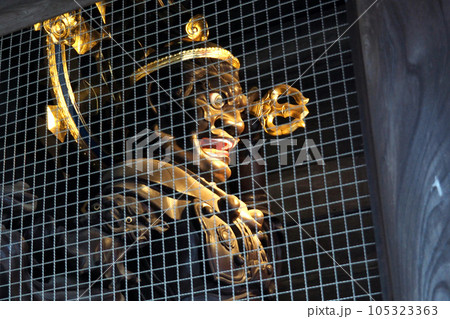 妻沼聖天山の貴惣門内の毘沙門天像【埼玉県熊谷市】 105323363