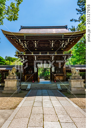 京都市上京区上御霊竪町の上御霊神社 楼門 京都市上京区上御霊竪町の上御霊神社 楼門 105327656