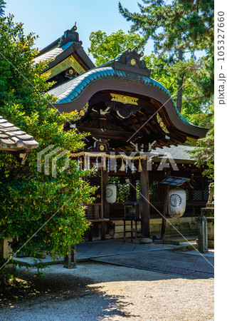 京都市上京区上御霊竪町の上御霊神社 本殿 京都市上京区上御霊竪町の上御霊神社 本殿 105327660