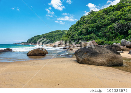 Praia de Parnaioca, Parnaioca Beach at Ilha Grande, Agnra dos Reis, Brazil Praia de Parnaioca, Parnaioca Beach at Ilha Grande, Agnra dos Reis, Brazil 105328672