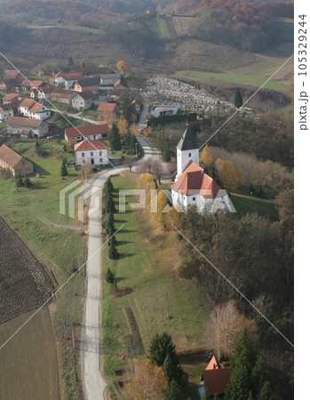 All Saints Parish Church in the Bedenica, Croatia 105329244