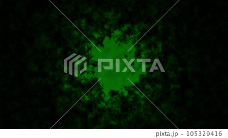 Abstract toxic poison spreads on a black background animation 4k. Toxic stain on dark 3d render fabric. Danger chemical waste 3d background. Abstract toxic poison spreads on a black background animation 4k. Toxic stain on dark 3d render fabric. Danger chemical waste 3d background. 105329416