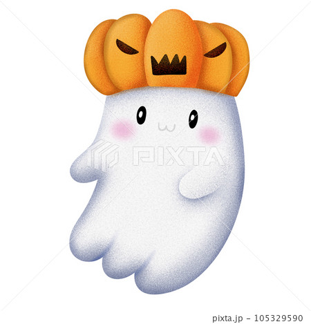 ghost in pumpkin crown ghost in pumpkin crown 105329590