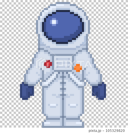 太空服的像素圖 105329820