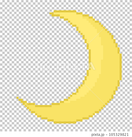 新月像素圖 新月像素圖 105329821