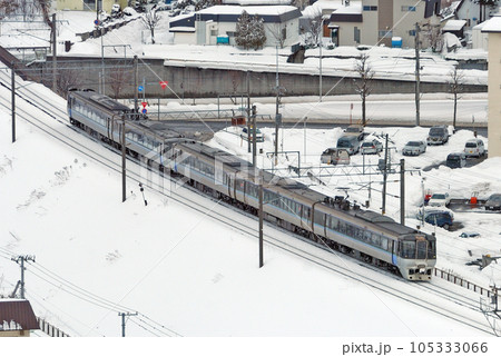 千歳線 上野幌ー新札幌 JR北海道 785系 NE-501編成(札幌) エアポート 千歳線 上野幌ー新札幌 JR北海道 785系 NE-501編成(札幌) エアポート 105333066