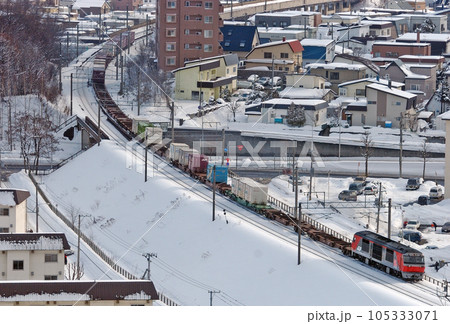 千歳線 上野幌ー新札幌 JR貨物 DF200-55(鷲別) 千歳線 上野幌ー新札幌 JR貨物 DF200-55(鷲別) 105333071
