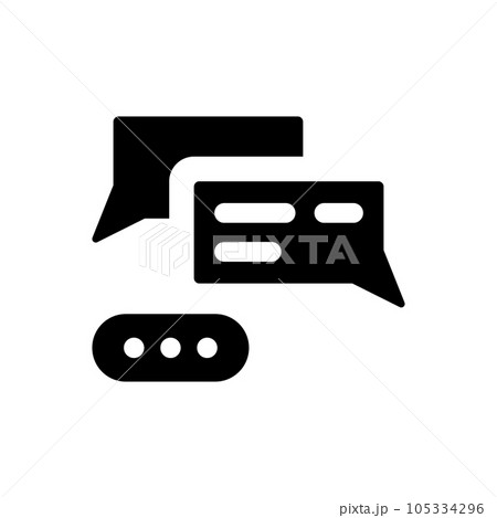 Social chat icon 105334296