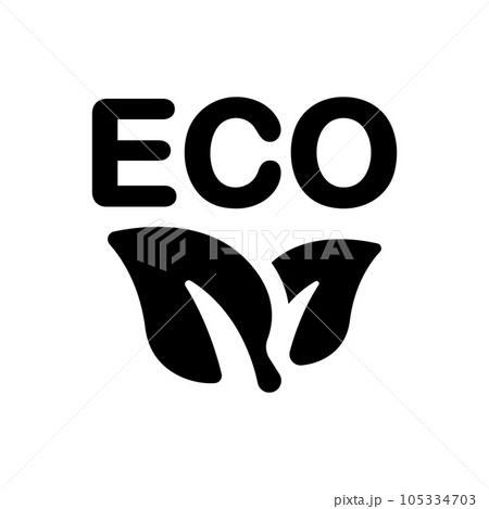 Eco natural icon 105334703