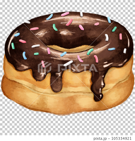 Chocolate Donut 105334921