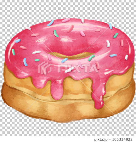 Strawberry Donut 105334922