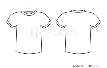 白い半袖Tシャツ 105336858