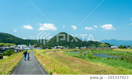 打吹山と小鴨川沿いのサイクリング 105337023