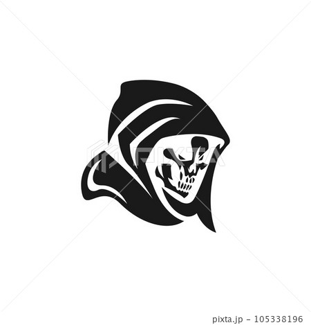 Death Demon Logo abstract design vector template. Magic Fairy Devil Spirit Horror Character Logotype concept icon. 105338196