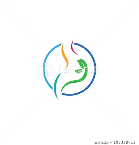 stomach care icon designs 105338713