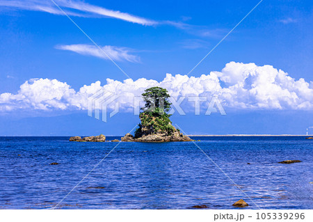 夏の雨晴海岸 夏の雨晴海岸 105339296