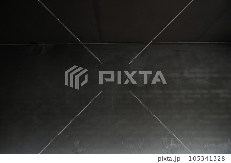 house was burn from fire, black dirty wall 105341328