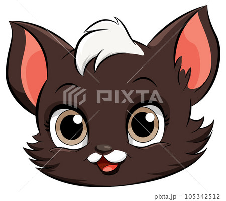 Adorable Cat Cartoon Character Adorable Cat Cartoon Character 105342512