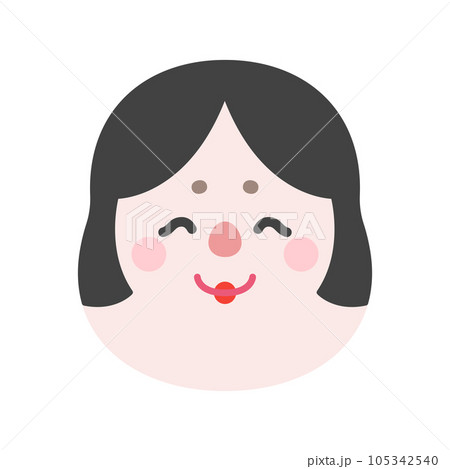 おかめの顔 おかめの顔 105342540