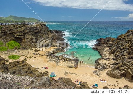 【HAWAII絶景ドライブ】オアフ島・東海岸・Halona Beach Cove 105344120