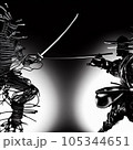 銅線人形❹武士 105344651