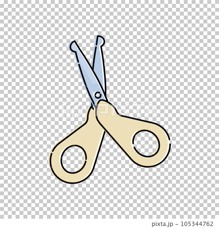 赤ちゃん用爪切り はさみ イラスト素材 赤ちゃん用爪切り はさみ イラスト素材 105344762