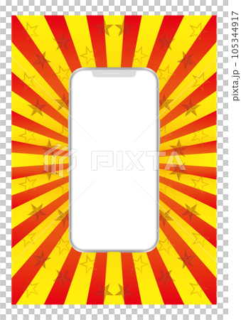 スマートフォンと背景 105344917