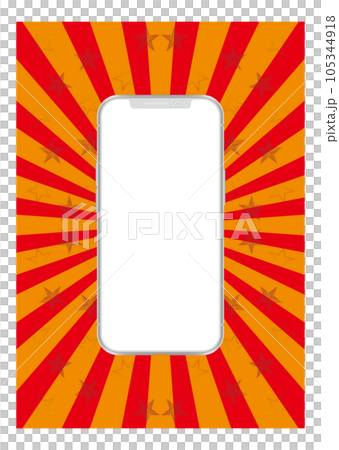 スマートフォンと背景 105344918