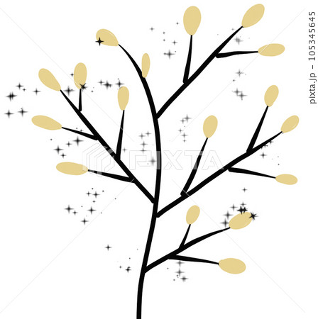 Leaves and flowers 105345645
