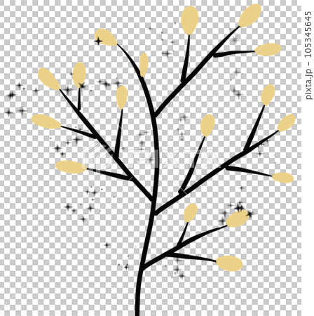 Leaves and flowers 105345645