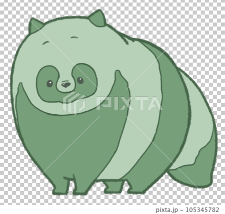Tanuki looking at you (green) 105345782