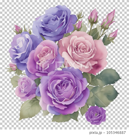 Violet roses bouquet Violet roses bouquet 105346887