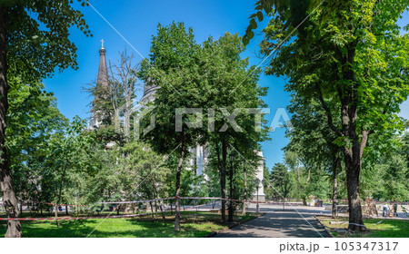 Spaso-Preobrazhensky Cathedral damaged by a Russian missile in Odessa, Ukraine 105347317