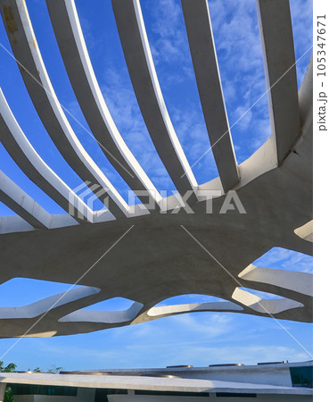 Beautiful futuristic structure 105347671