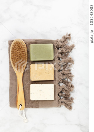 Handmade natural bar soaps. Ethical, sustainable zero waste lifestyle 105348088