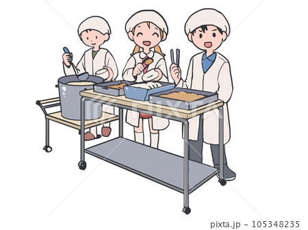 給食当番 給食当番 105348235