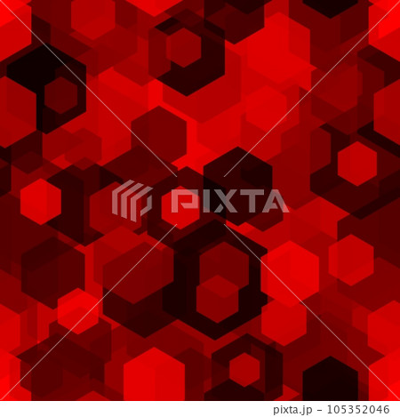 Honeycomb seamless pattern. Repeated overlap hexagon motif texture print Honeycomb seamless pattern. Repeated overlap hexagon motif texture print 105352046