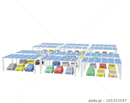 ソーラーカーポート ソーラーカーポート 105353547