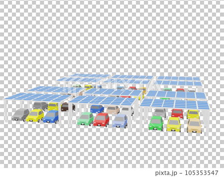 ソーラーカーポート ソーラーカーポート 105353547