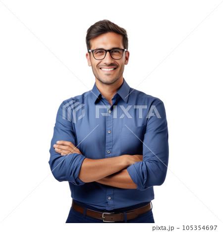 Businessman isolated 105354697